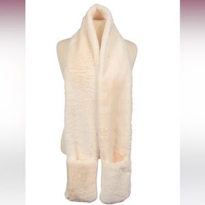 Super Soft Furry Neck and Hand Scarf